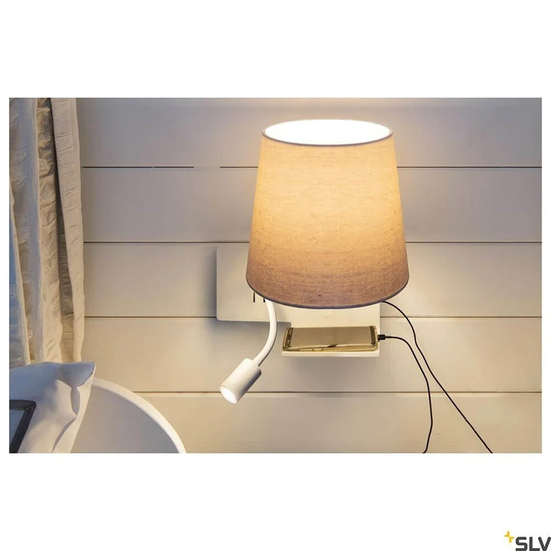 Somnila Flex LED Wandaufbauleuchte Weiß inkl. USB