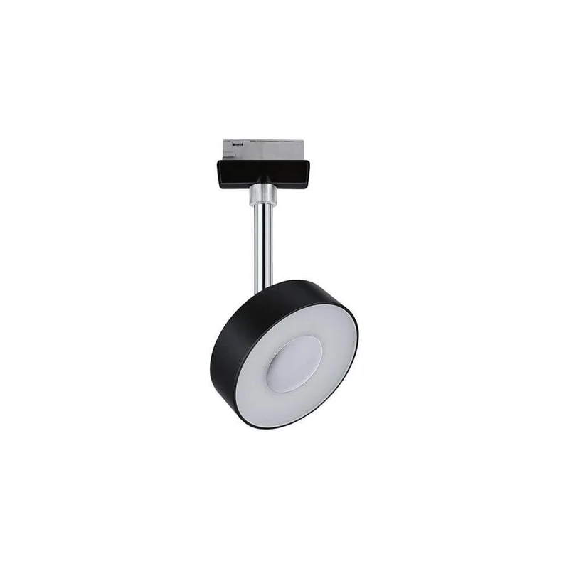 U-Rail LED Schienenspot Circle Einzelspot Dimmbar Schwarz, Chrom
