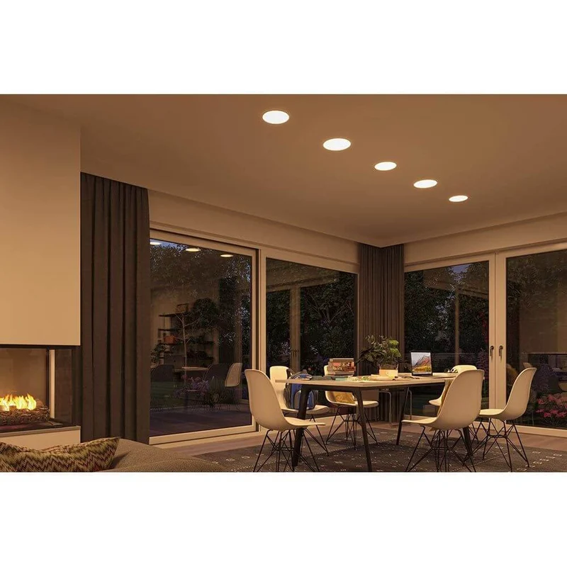 VariFit LED Einbaupanel Veluna mit CCT-Switch Ø 18,5cm