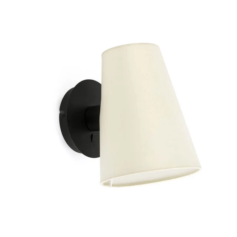 Textil Lampenschirm Lupe Beige