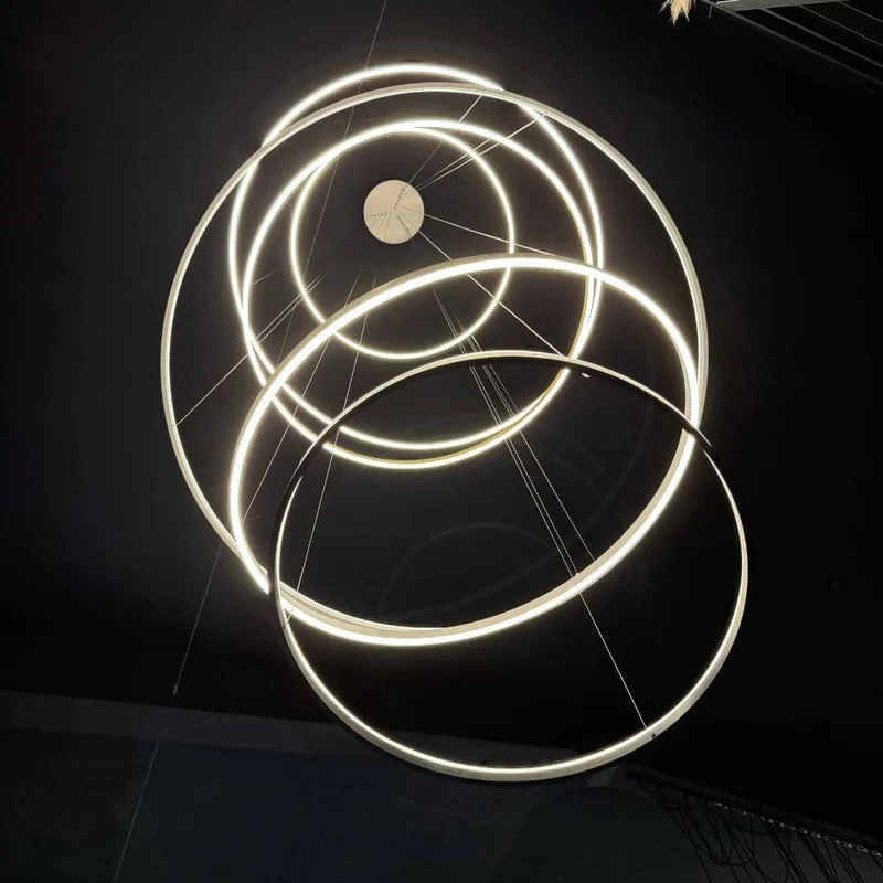 s.luce LED Ring Pendelleuchte rund Direkt oder Indirekt