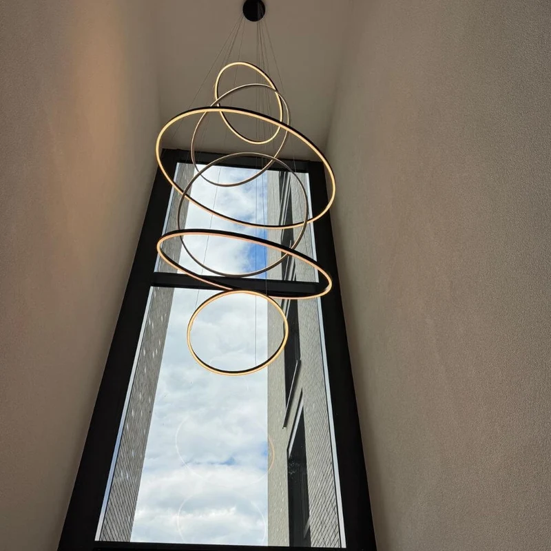 s.luce LED Ring Pendelleuchte rund Direkt oder Indirekt