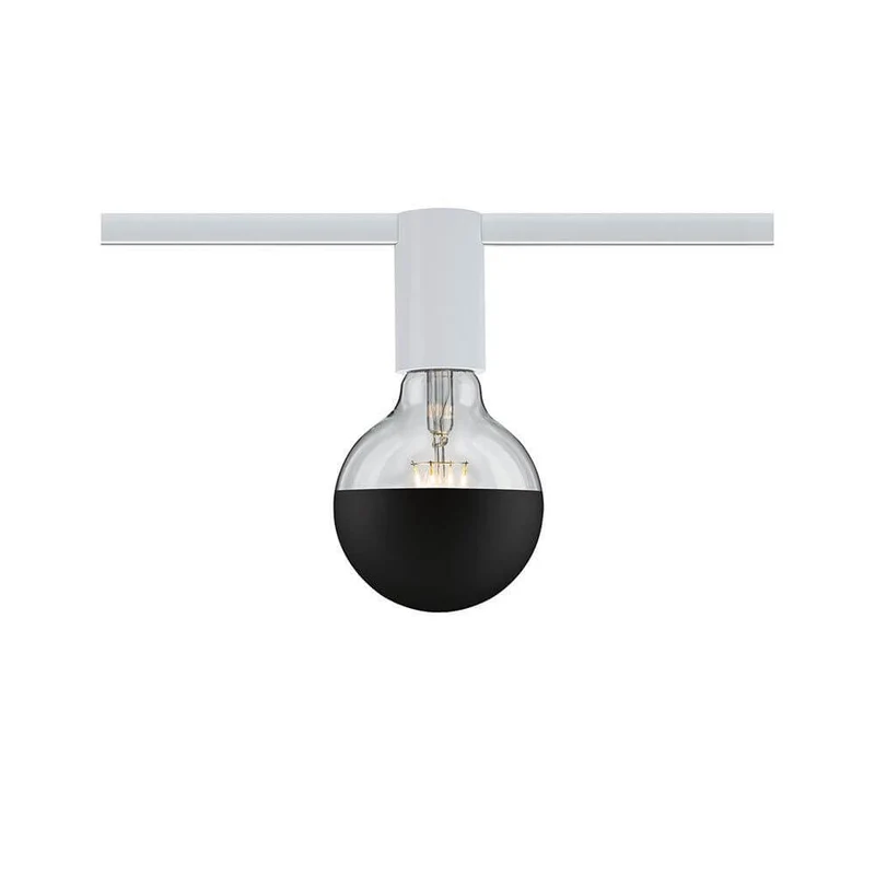 U-Rail Schienenspot Socket Einzelspot Weiß