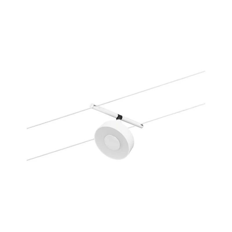 CorDuo LED Seilsystem Circle Einzelspot Weiß-Matt, Chrom