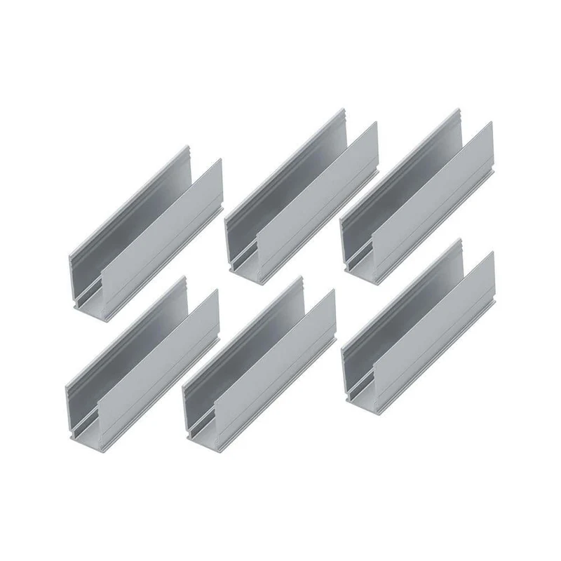 Plug & Shine Neon-Stripe Clip 5cm 6er-Set