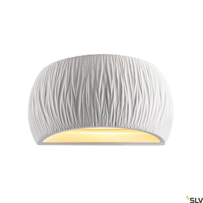 Plastra Curved Wandaufbauleuchte Weiß