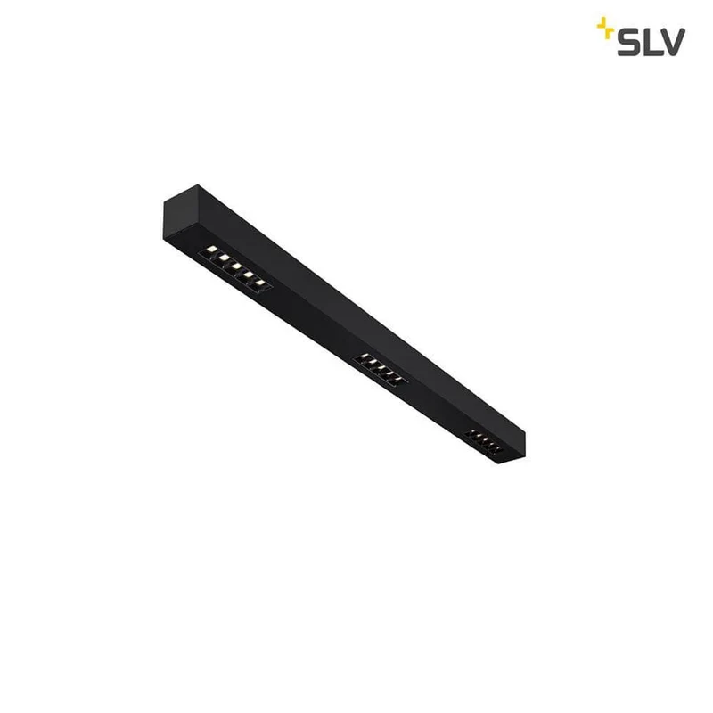 Q-Line LED Deckenaufbauleuchte 1m Schwarz 4000K