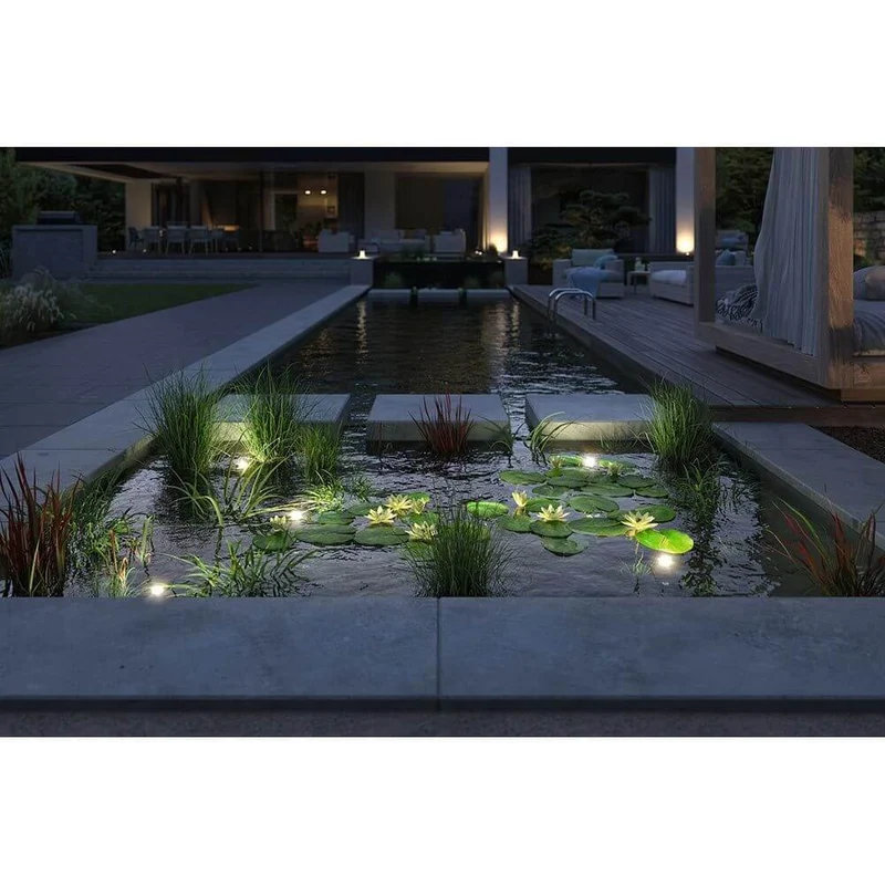 Plug & Shine LED Spot Teichleuchte IP68 Schwarz