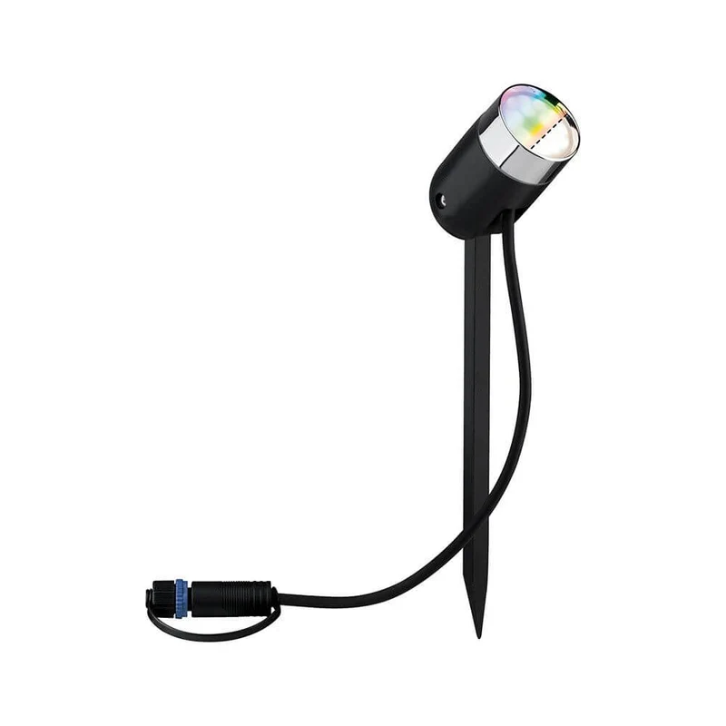 Plug & Shine LED Gartenstrahler Smart Home Zigbee Anthrazit IP65