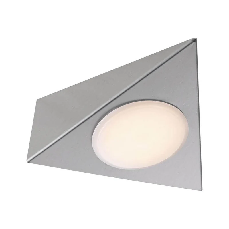 Clever LED Spot Trigo Weiß 12W Nickel-Gebürstet