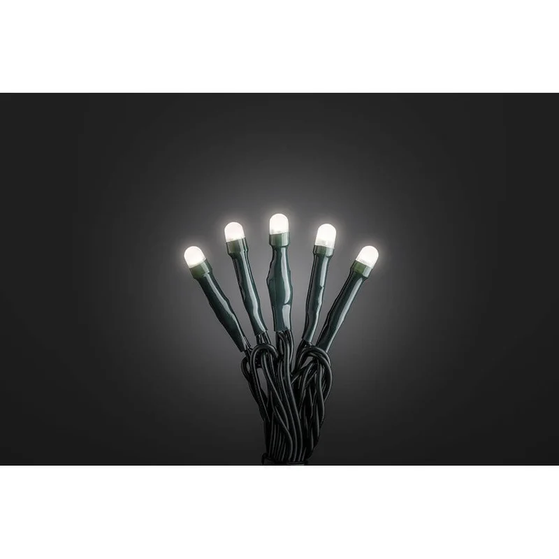 3,6m Micro LED Lichterkette gefrostet 100 Warmweiße Dioden