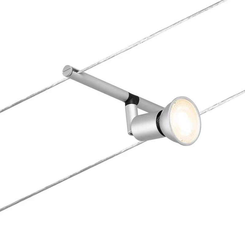 CorDuo Seilsystem Salt Einzelspot Chrom-Matt