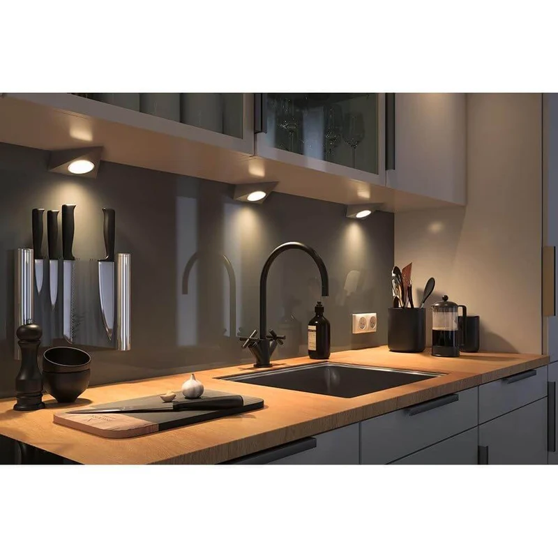 Clever LED Spot Unterbauleuchte Trigo Chrom
