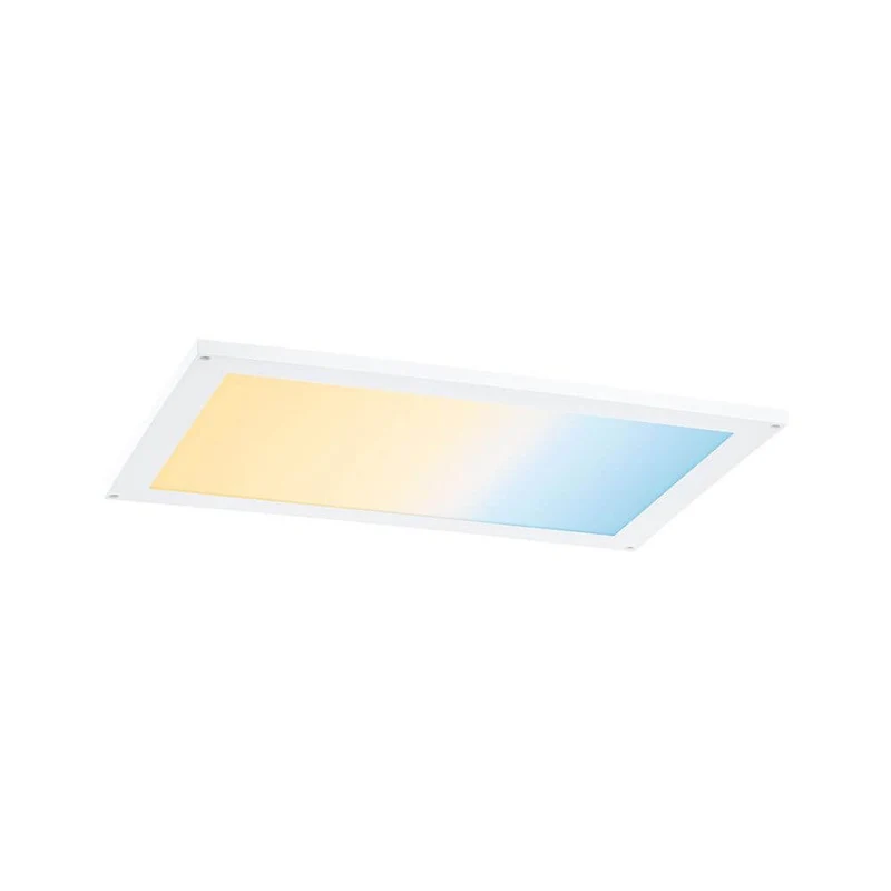 Clever LED Panel Flad Wärme-Dimmbar Weiß-Matt