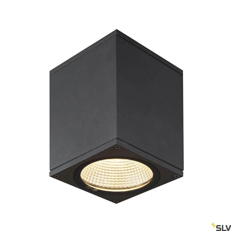 Enola Square Outdoor LED Deckenaufbauleuchte Anthrazit CCT