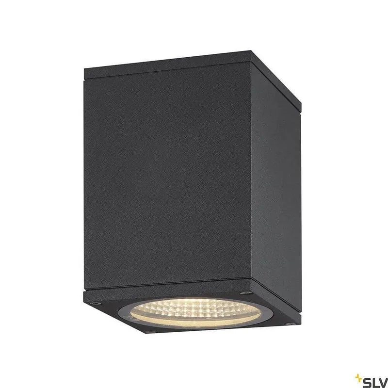 Enola Square Outdoor LED Deckenaufbauleuchte Anthrazit CCT
