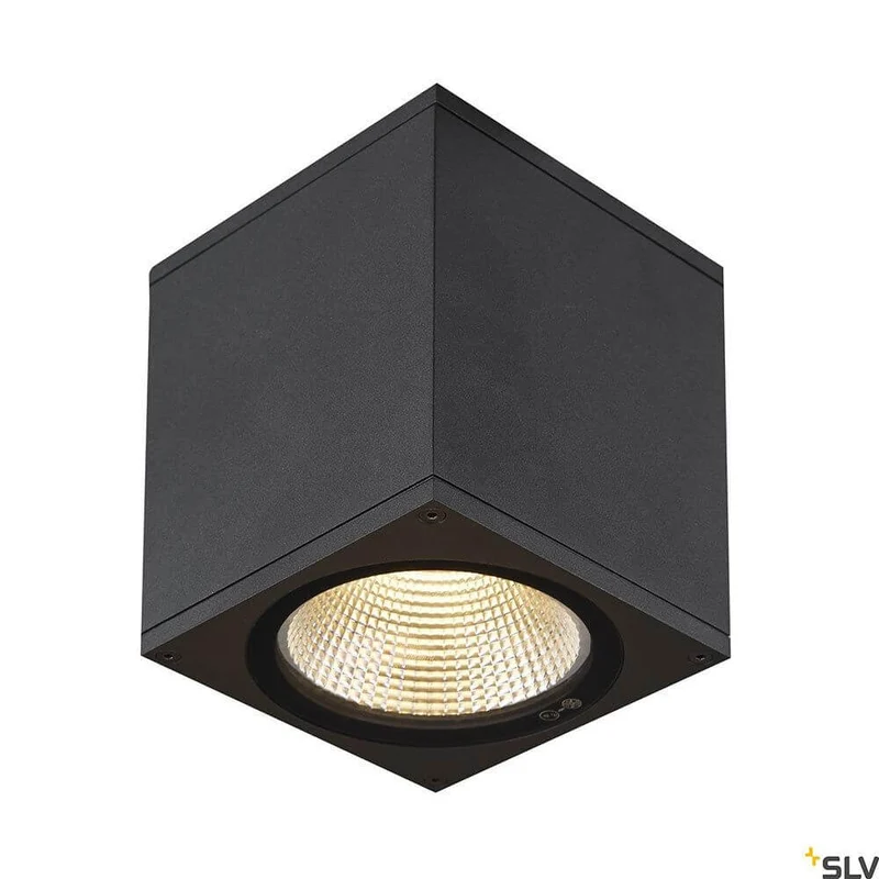 Enola Square Outdoor LED Deckenaufbauleuchte Anthrazit CCT