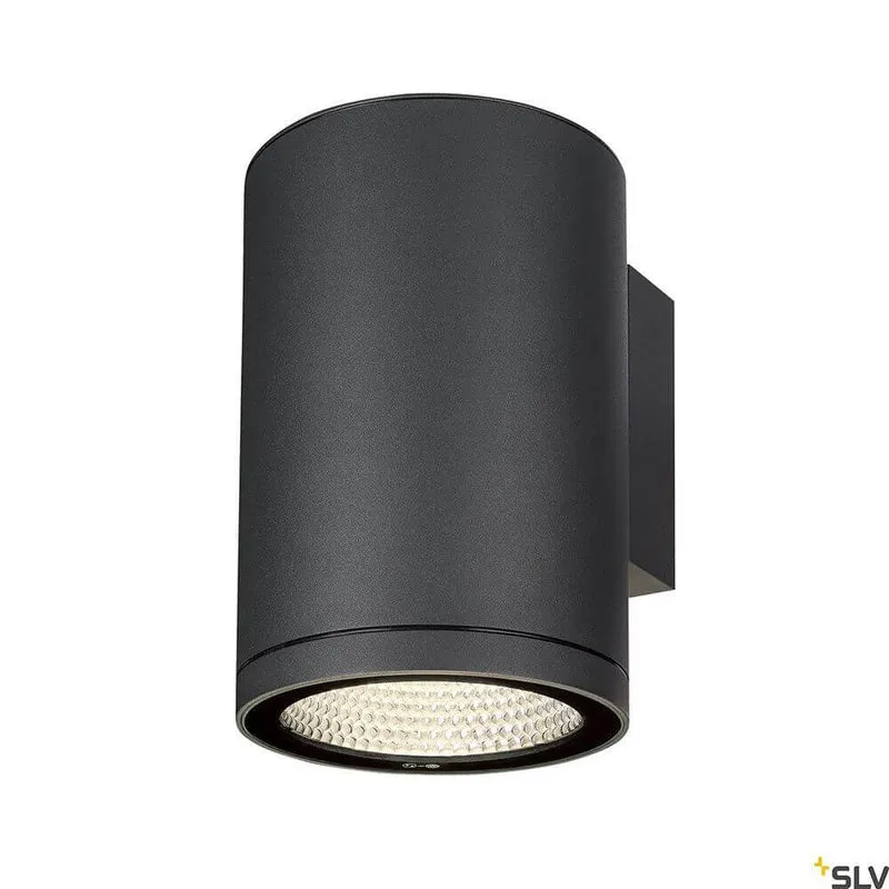 Enola Single Outdoor LED Wandaufbauleuchte CCT Anthrazit Round