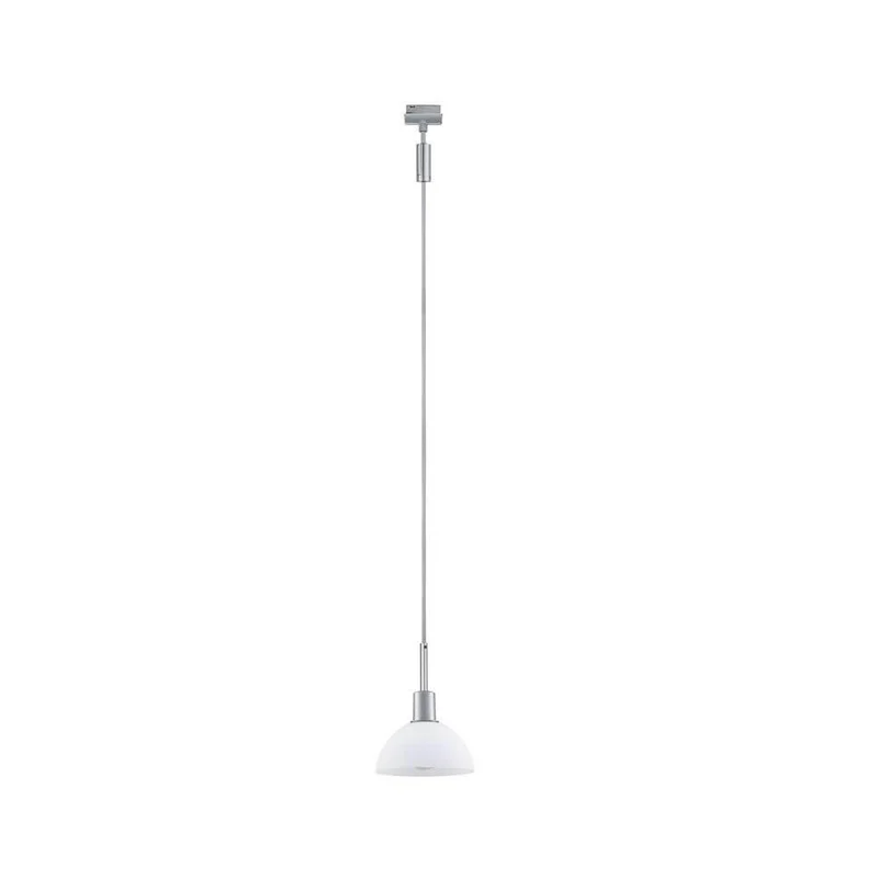 U-Rail Pendelleuchte Sarrasani Dimmbar Chrom-Matt, Opal