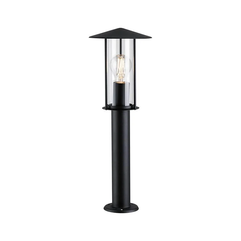 Pollerleuchte Classic Dunkelgrau Metall Glas