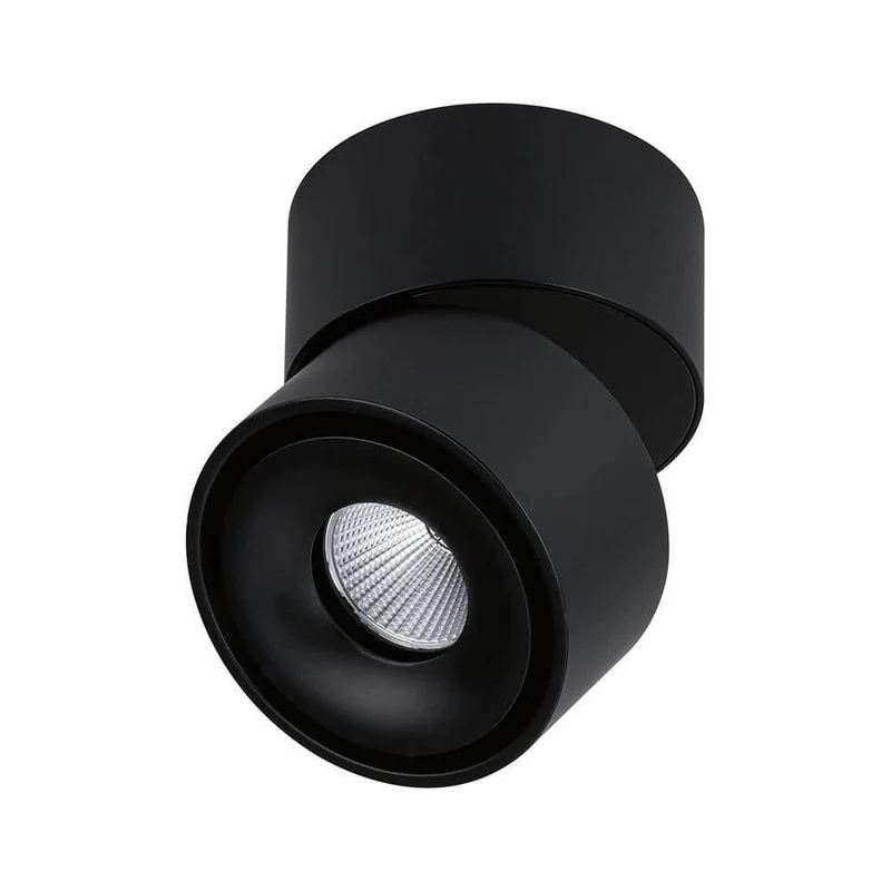 LED Decken Strahler Spircle Schwarz-Matt