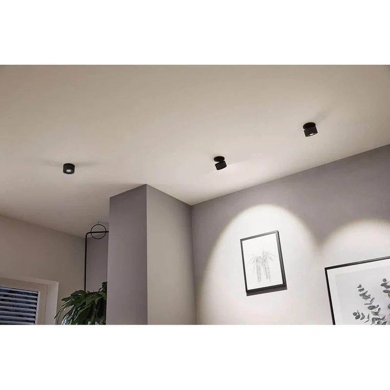 LED Einbauleuchte Spircle Schwarz-Matt