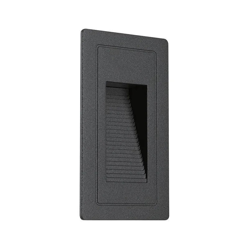 LED Außen-Wandeinbauleuchte High Schwarz IP65
