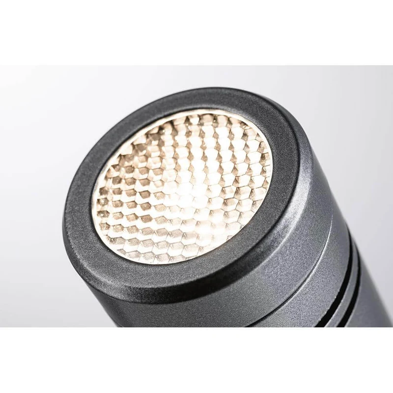LED Gartenstrahler Radon Grau Metall IP65