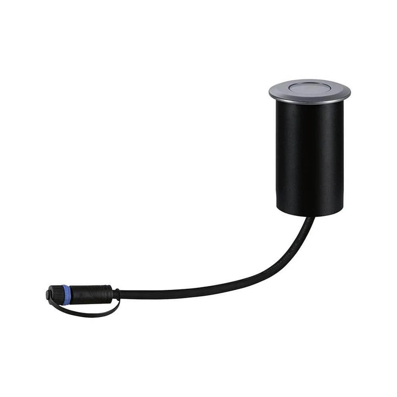 Plug & Shine LED Boden Einbauleuchte Grau IP67