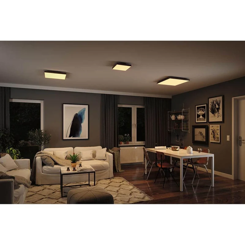 LED Panel Velora Rainbow RGBW Dynamisch Schwarz