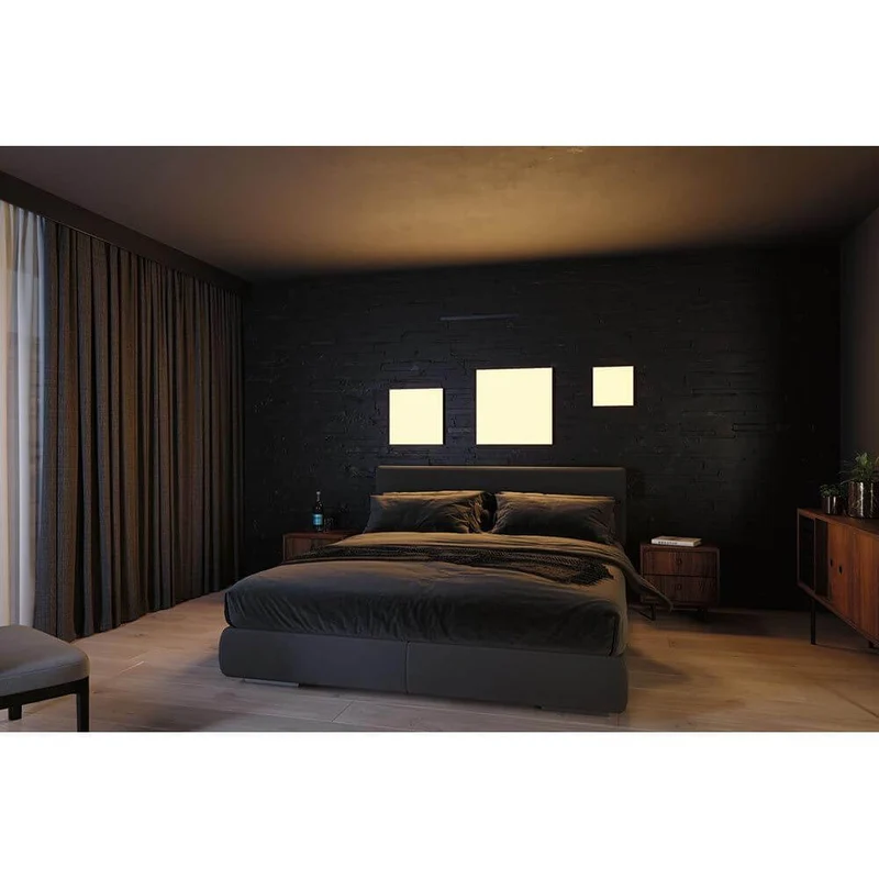 LED Panel Velora Rainbow RGBW Dynamisch Schwarz