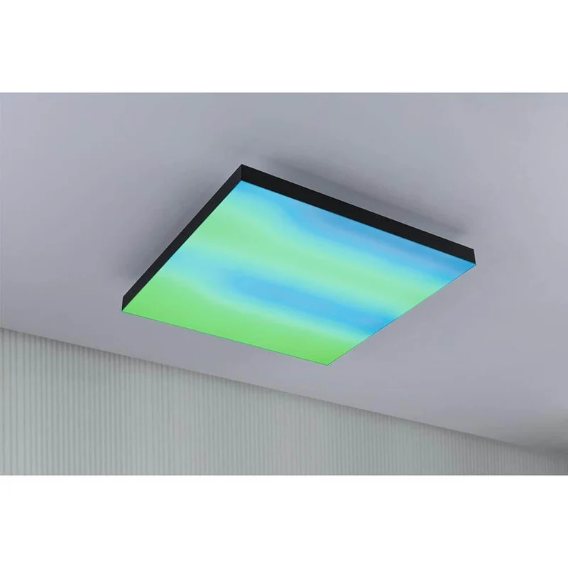 LED Panel Velora Rainbow RGBW Dynamisch Quadratisch Schwarz