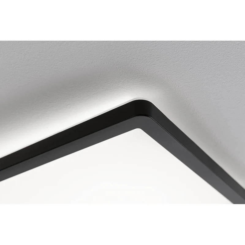 LED Decken Panel Atria Shine Schwarz mit 3 Stufen-Dimmer