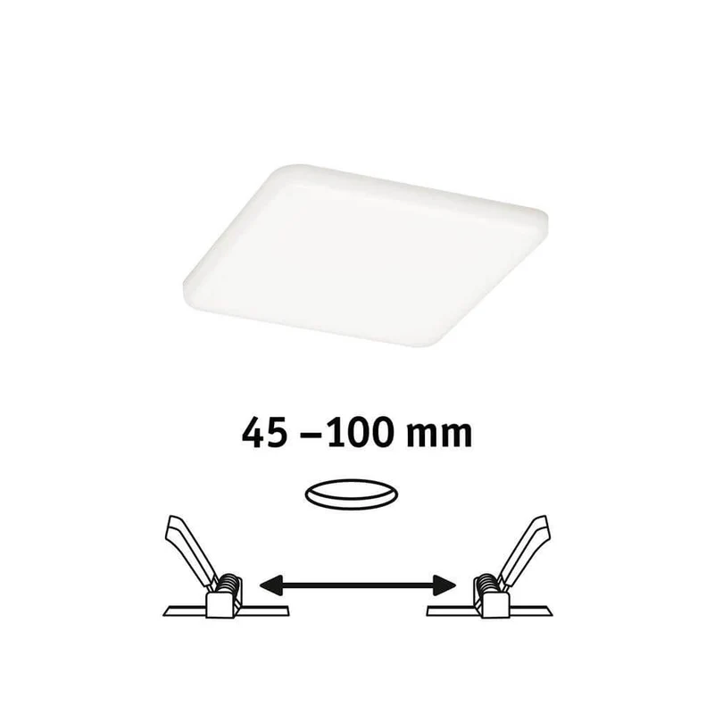 VariFit LED Einbau Wand- & Deckenpanel Veluna Satiniert