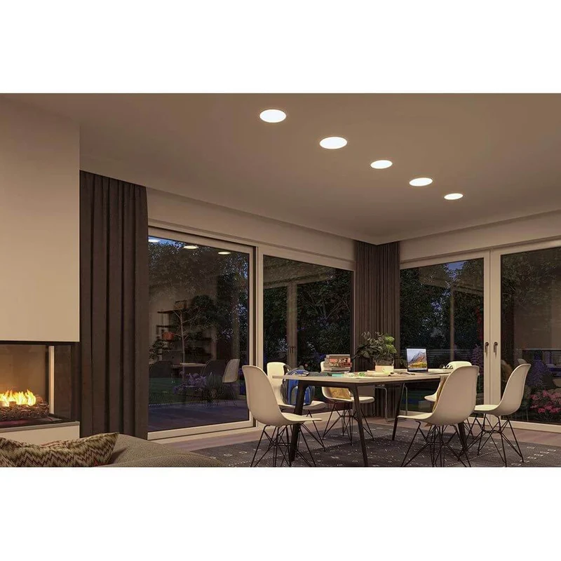 VariFit LED Einbaupanel Veluna Ø 12,5cm Satiniert