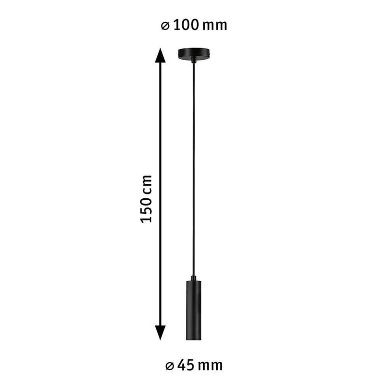 Neordic Pendelleuchte Kine Schwarz Metall