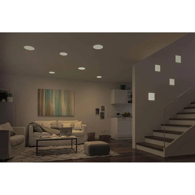 VariFit LED Einbaupanel Veluna mit 3-Stufen-Dimmer Ø 21,5cm Satiniert