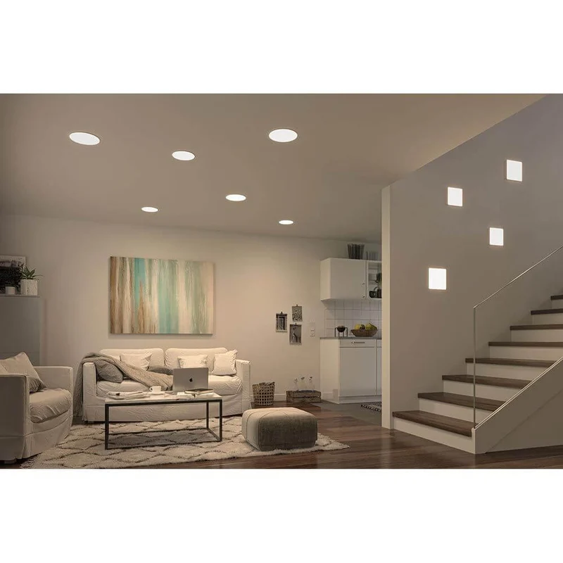 VariFit LED Einbaupanel Veluna mit 3-Stufen-Dimmer Ø 21,5cm Satiniert