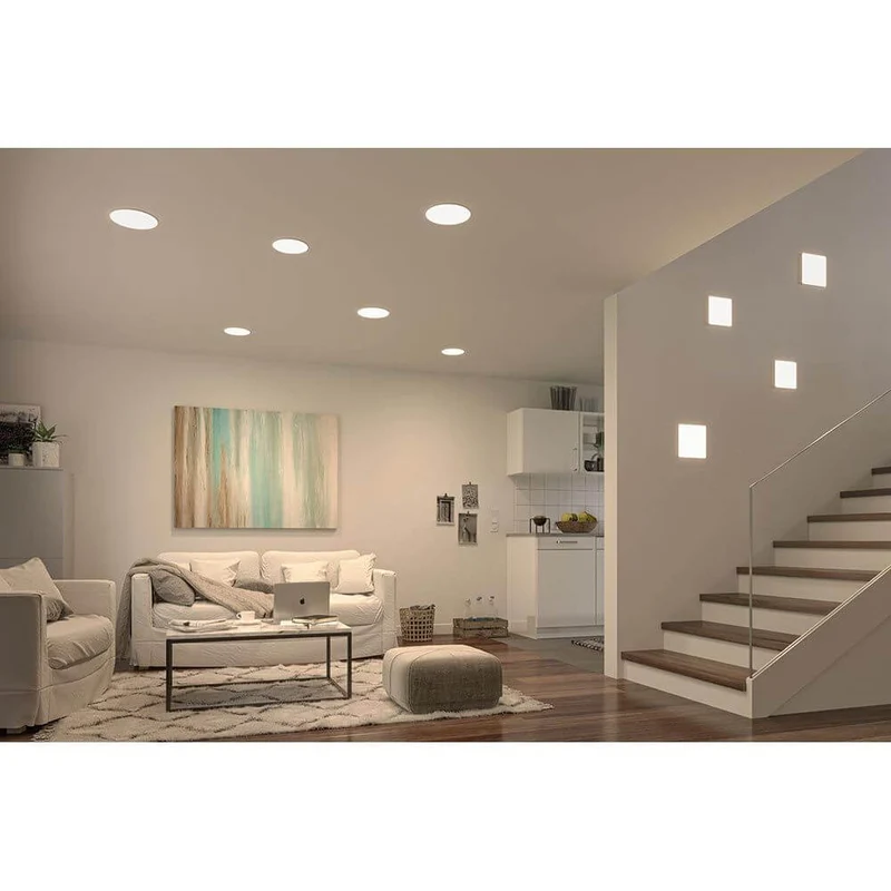 VariFit LED Einbaupanel Veluna mit 3-Stufen-Dimmer Ø 21,5cm Satiniert
