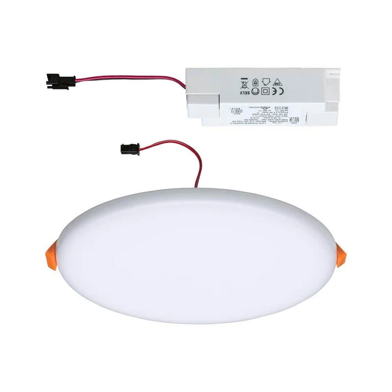 VariFit LED Einbaupanel Veluna Ø 18,5cm Satiniert IP44