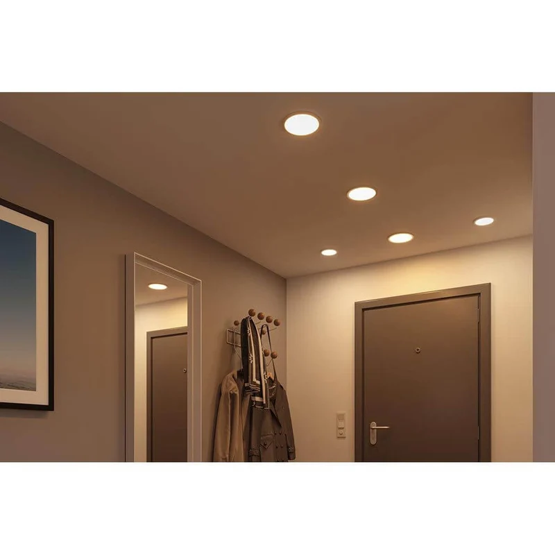 VariFit Areo LED Einbaupanel mit 3-Stufen-Dimmer Ø 23cm Chrom