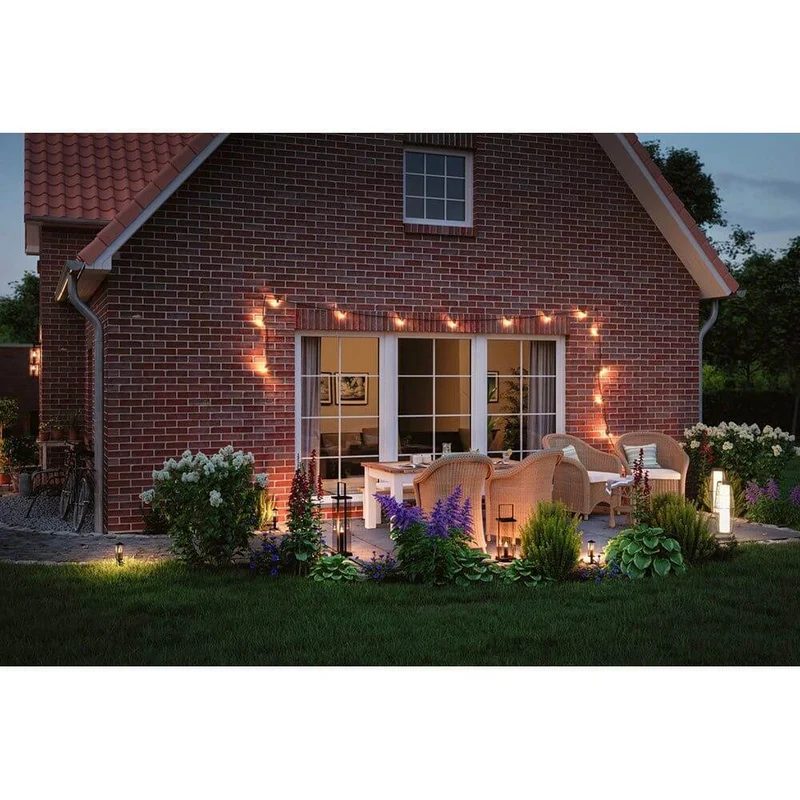 Plug & Shine LED Lichtobjekt Basket Rattan