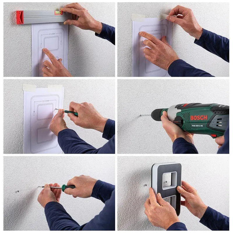 Solar LED Hausnummernleuchte Nummer 9