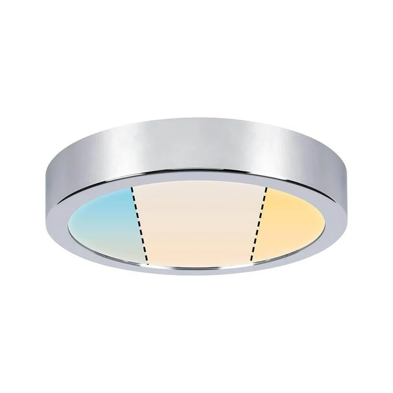 LED HomeSpa Panel Aviar Ø 22cm CCT-Steuerung Weiß, Chrom