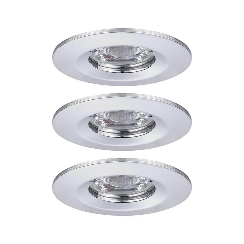 LED Einbauleuchte Nova Starr Mini Basis-Set Ø 6,5cm Chrom