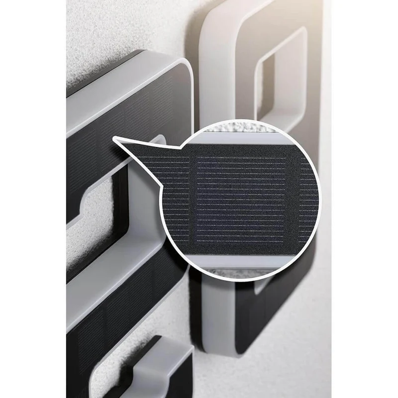 Solar LED Hausnummernleuchte Nummer 6