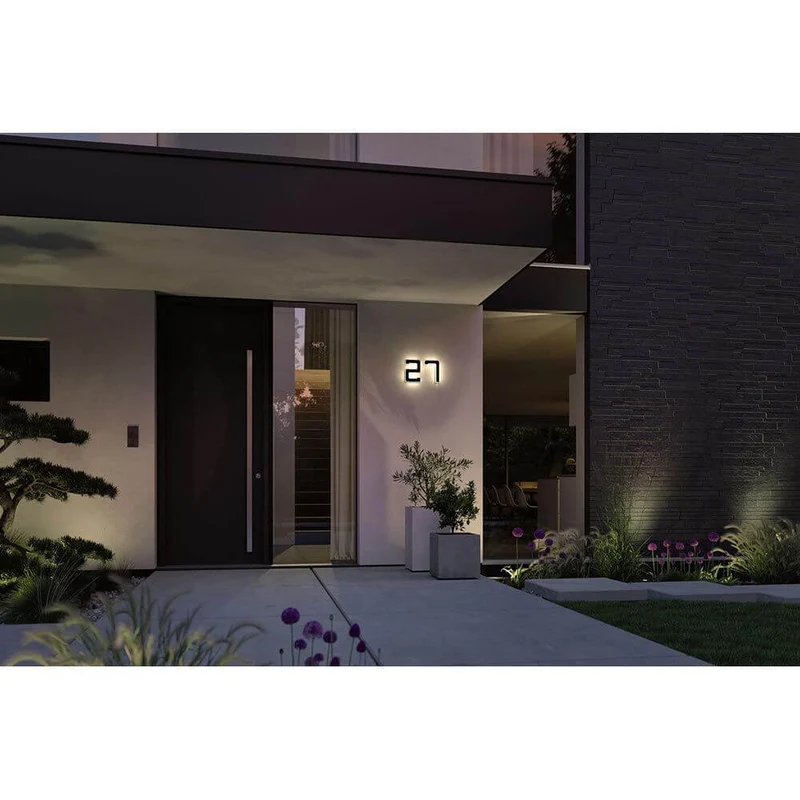 Solar LED Hausnummernleuchte Nummer 1