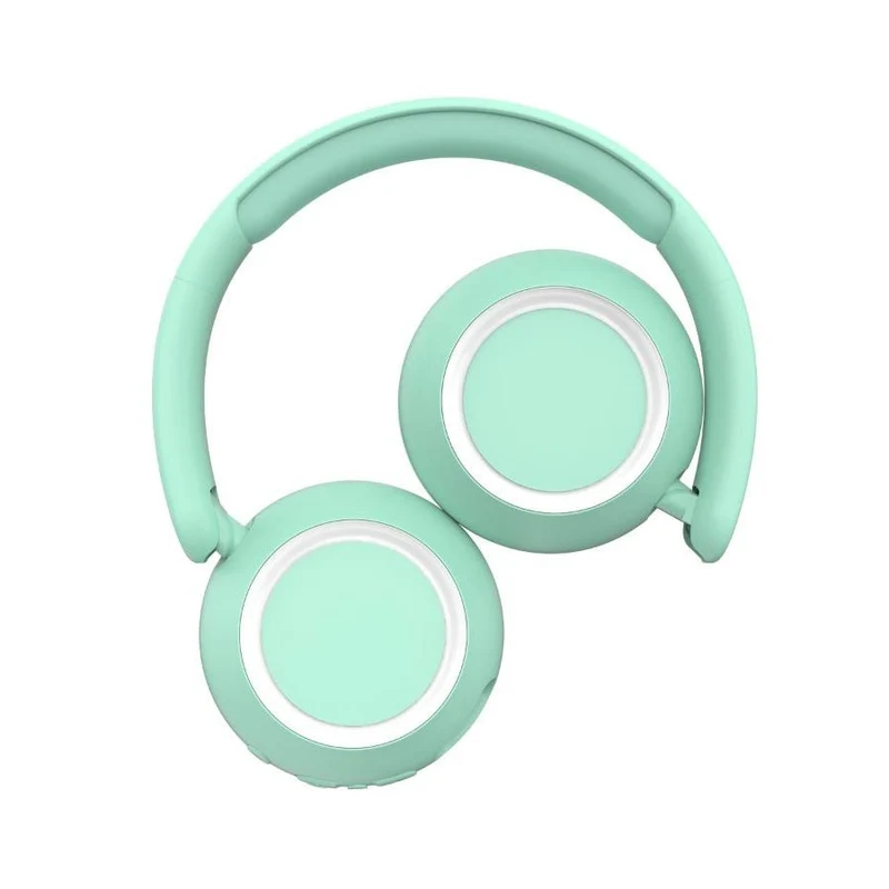 Kabelloser Kopfhörer mit Licht in mint