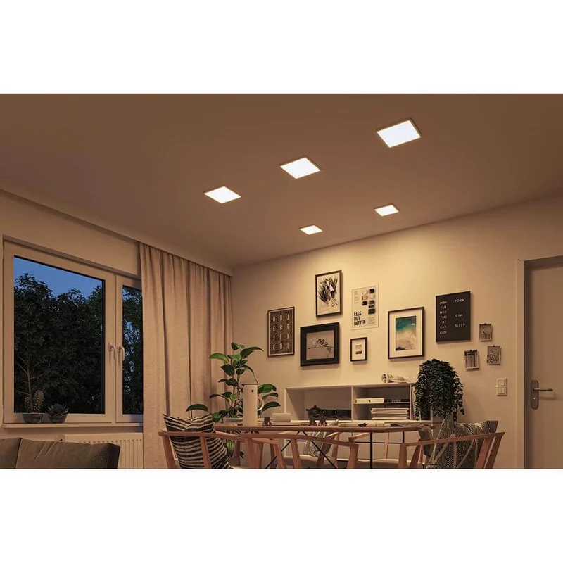VariFit LED Einbaupanel Areo Eckig 23 x 23cm Wärme-Dimmbar