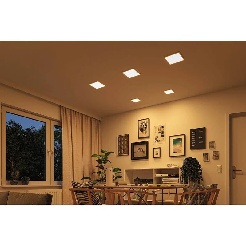VariFit LED Einbaupanel Areo Dim-to-Warm CCT Weiß-Matt